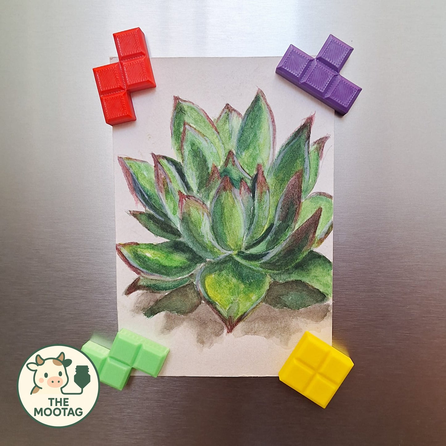 Tetris Game Fridge & Locker Magnets – Retro 80s Puzzle Magnet Set