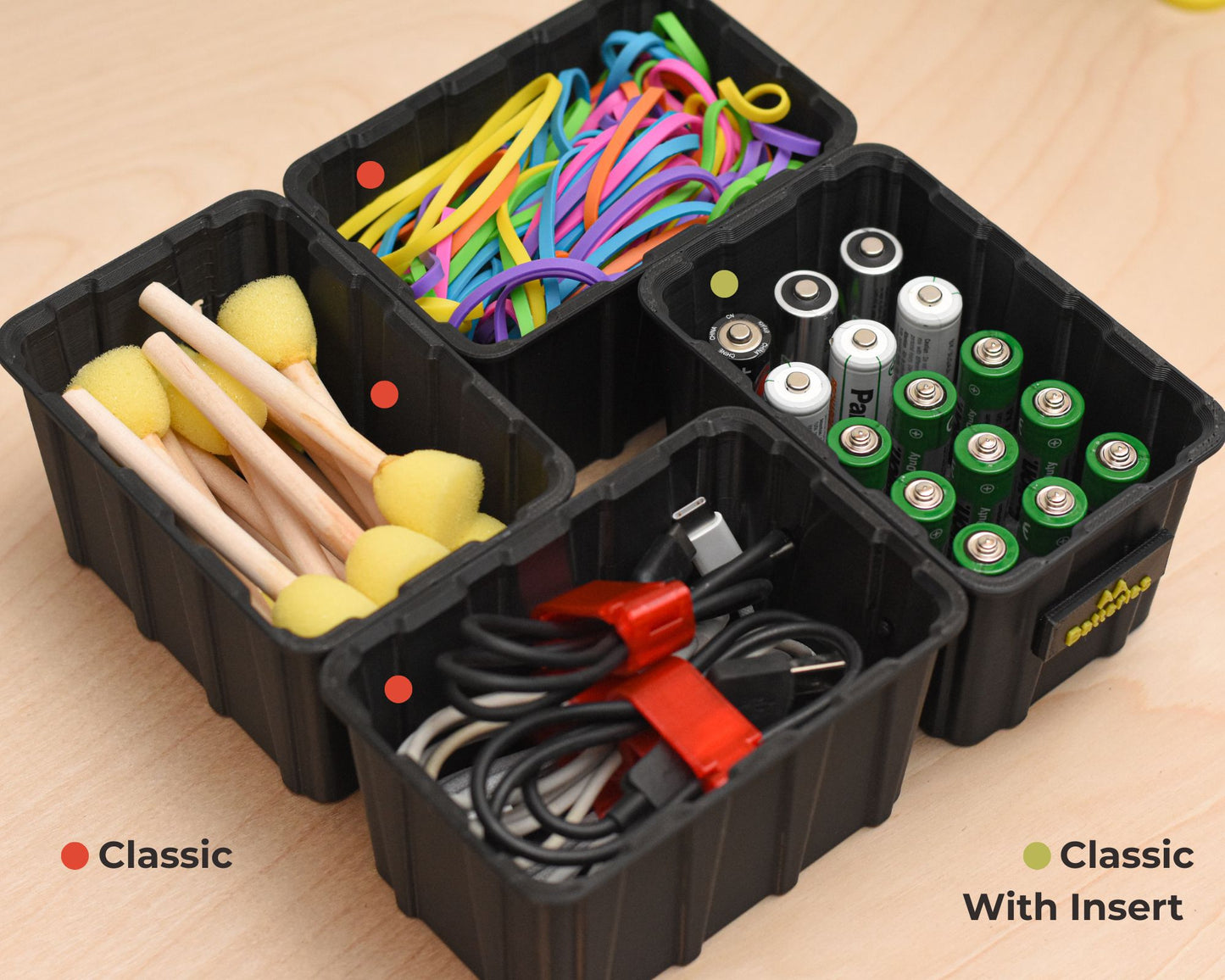 Mini Tote Organizer Bin