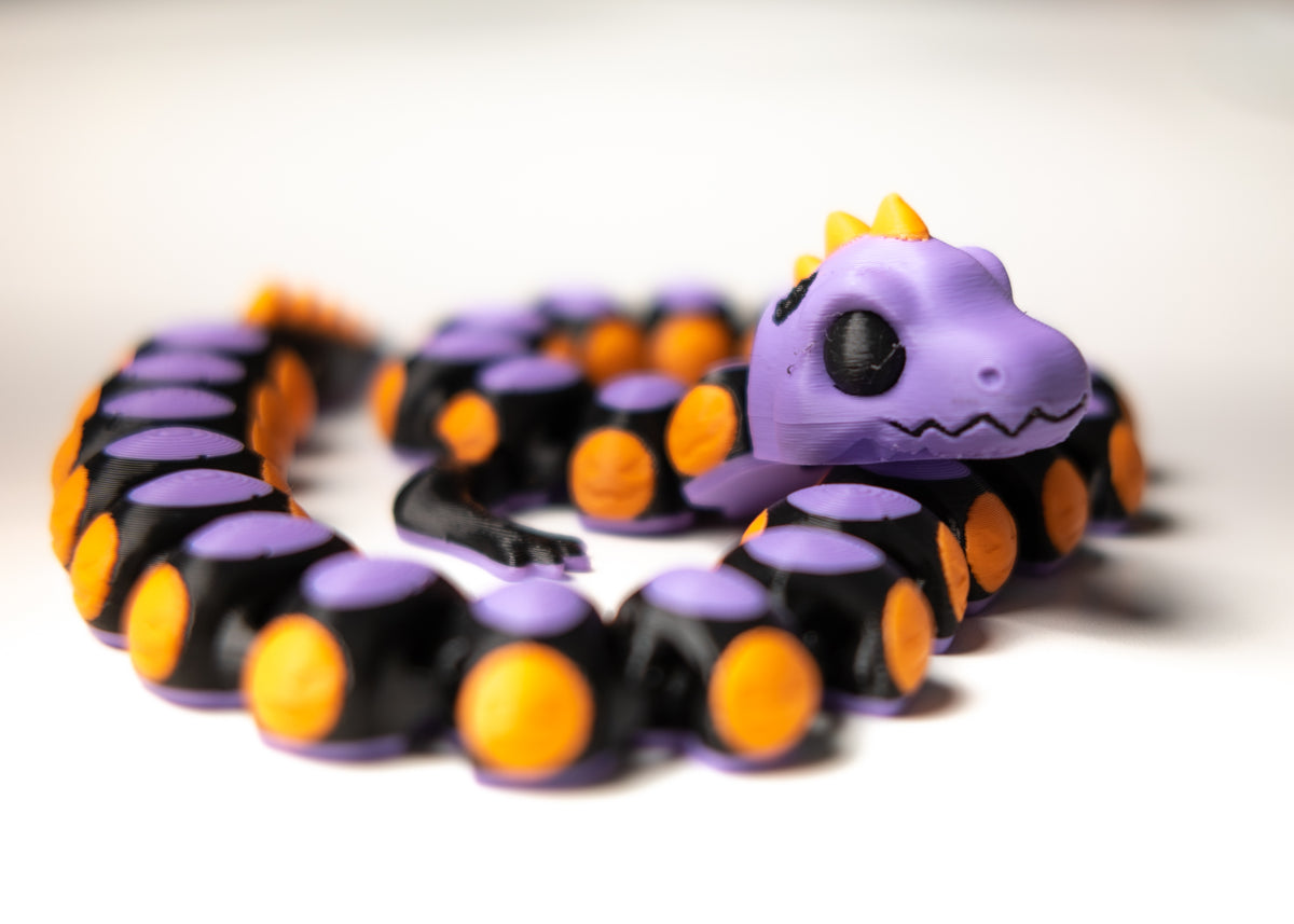 Articulated Halloween Dragon - Flexible Dragon Fidget Toy
