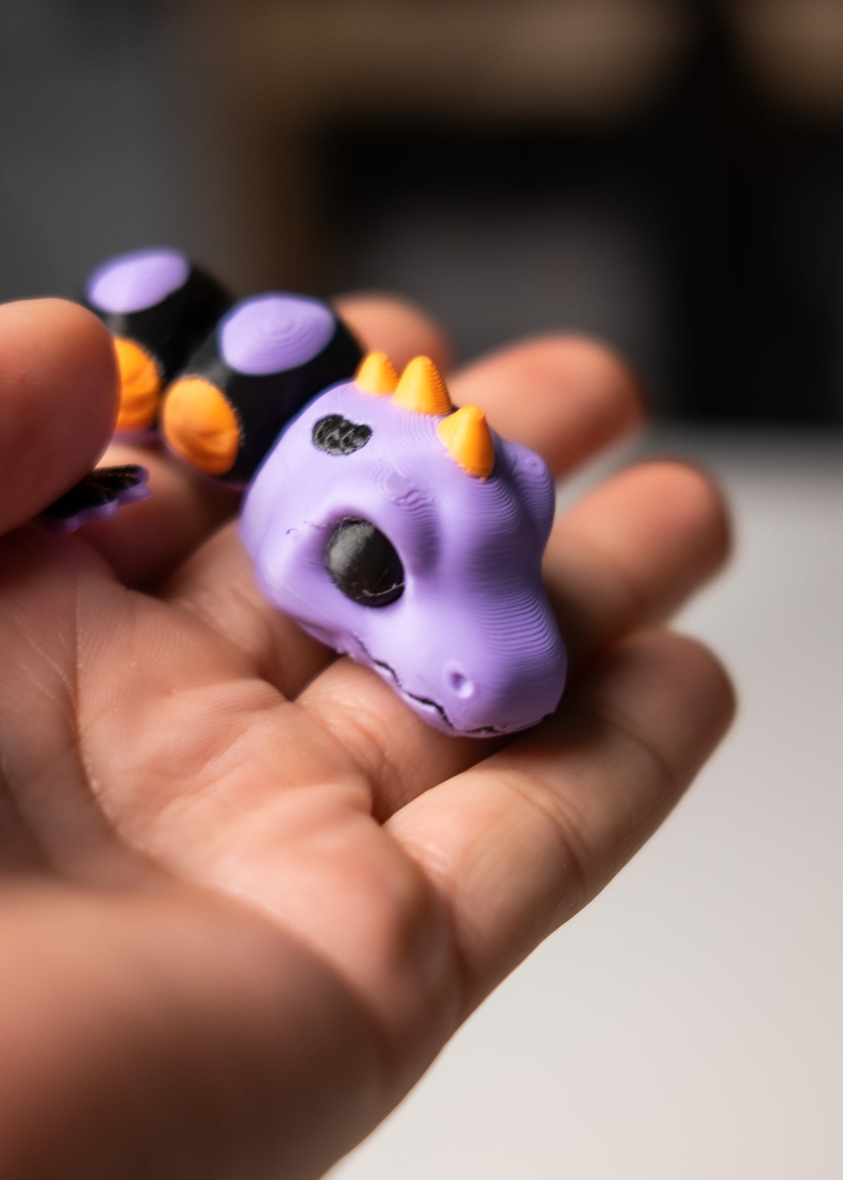 Articulated Halloween Dragon - Flexible Dragon Fidget Toy