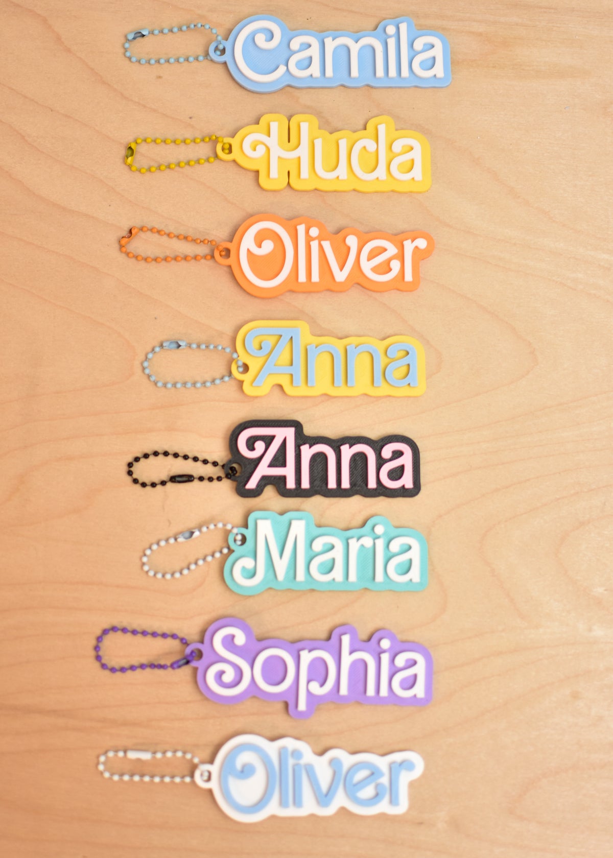 Personalized Name Keychain | Water Bottle Tag, Party Favor (Custom Name)