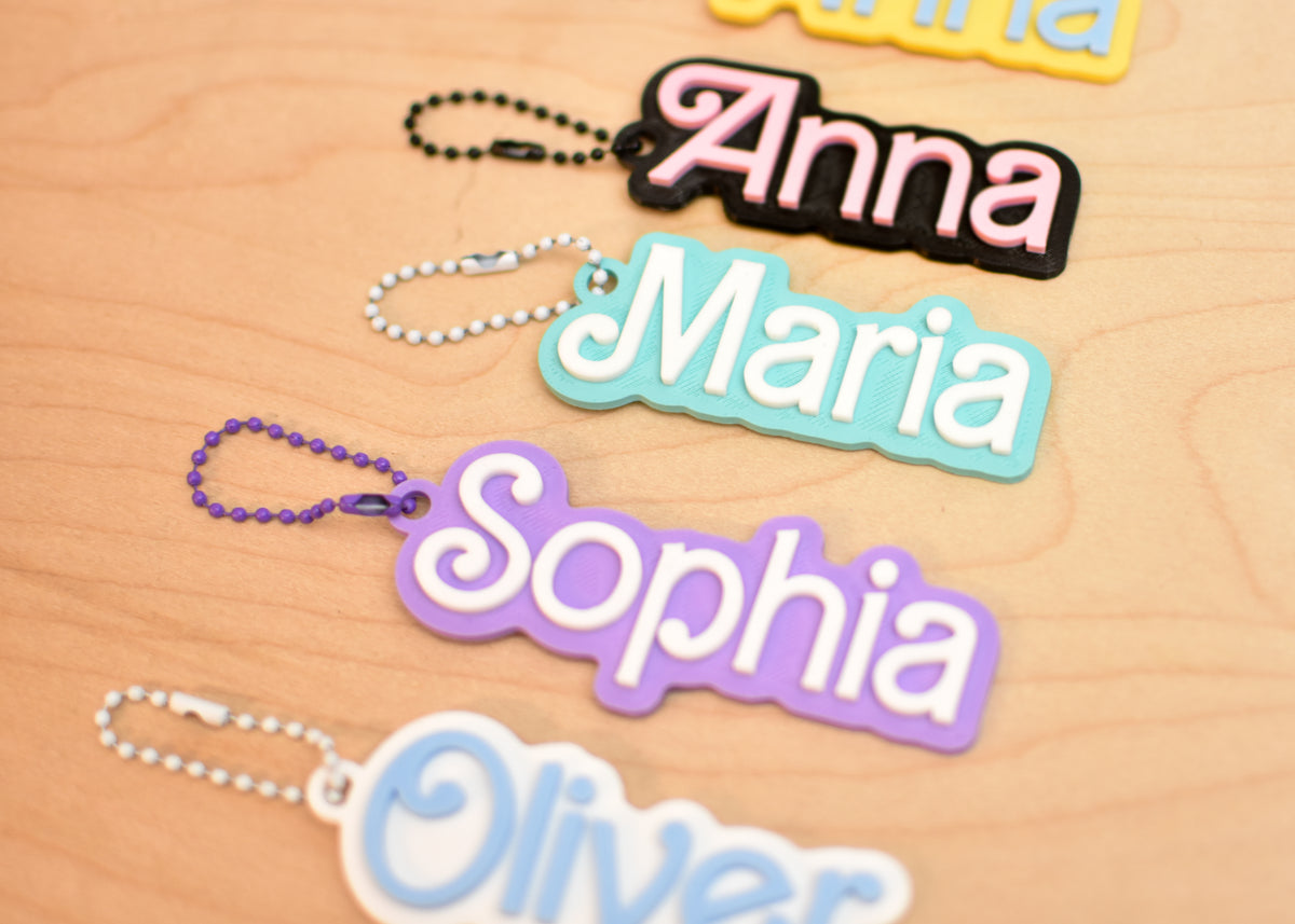 Personalized Name Keychain | Water Bottle Tag, Party Favor (Custom Name)