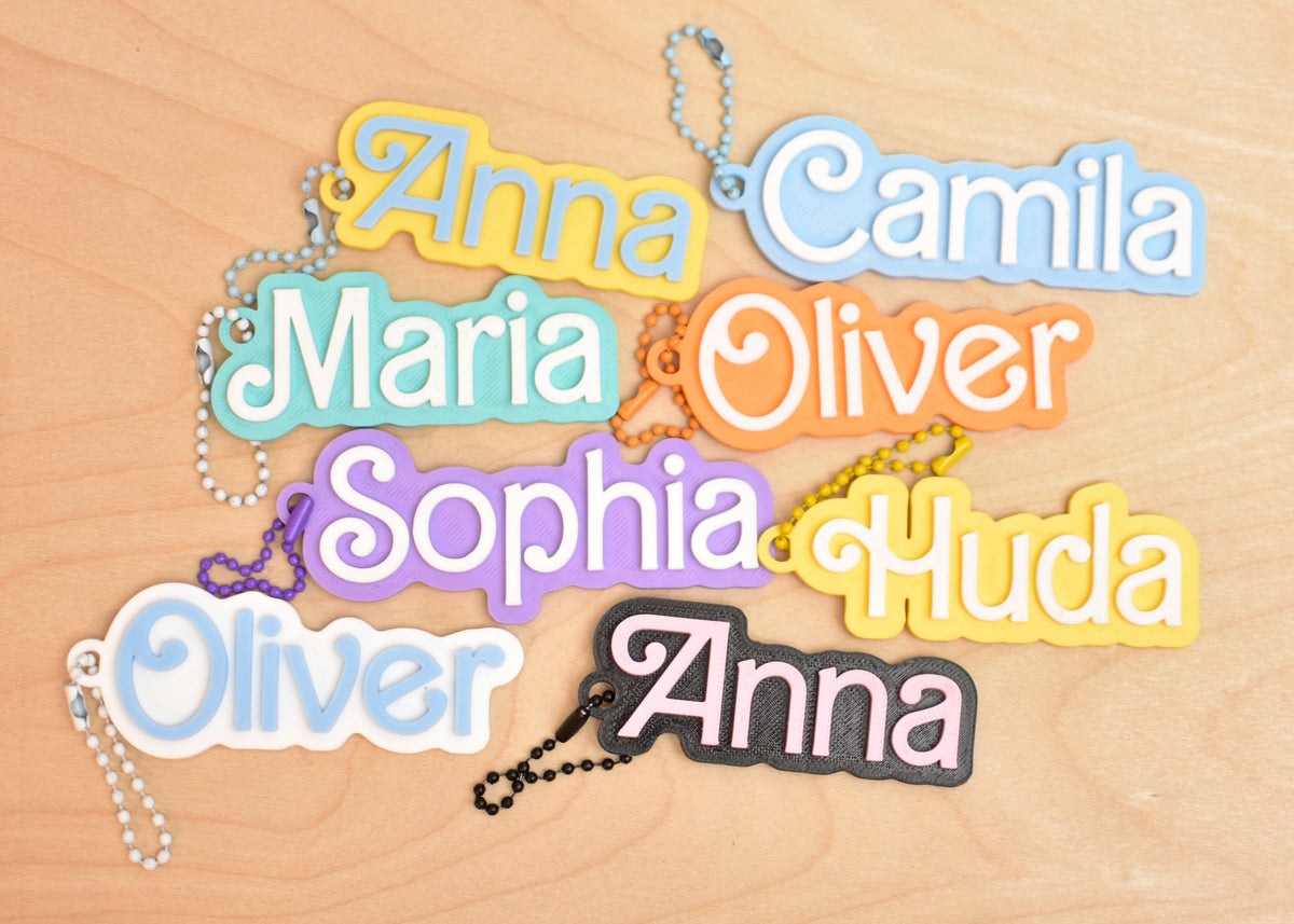 Personalized Name Keychain | Water Bottle Tag, Party Favor (Custom Name)