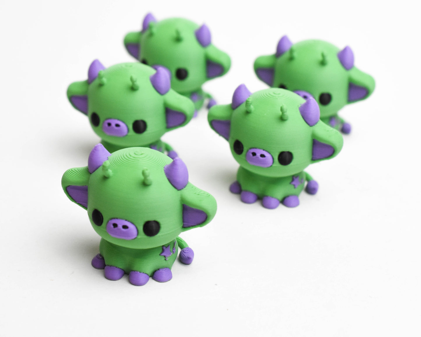 Cutie Alien Cow Keychain- Kawaii & Cute Bag Charm 👽✨🔑