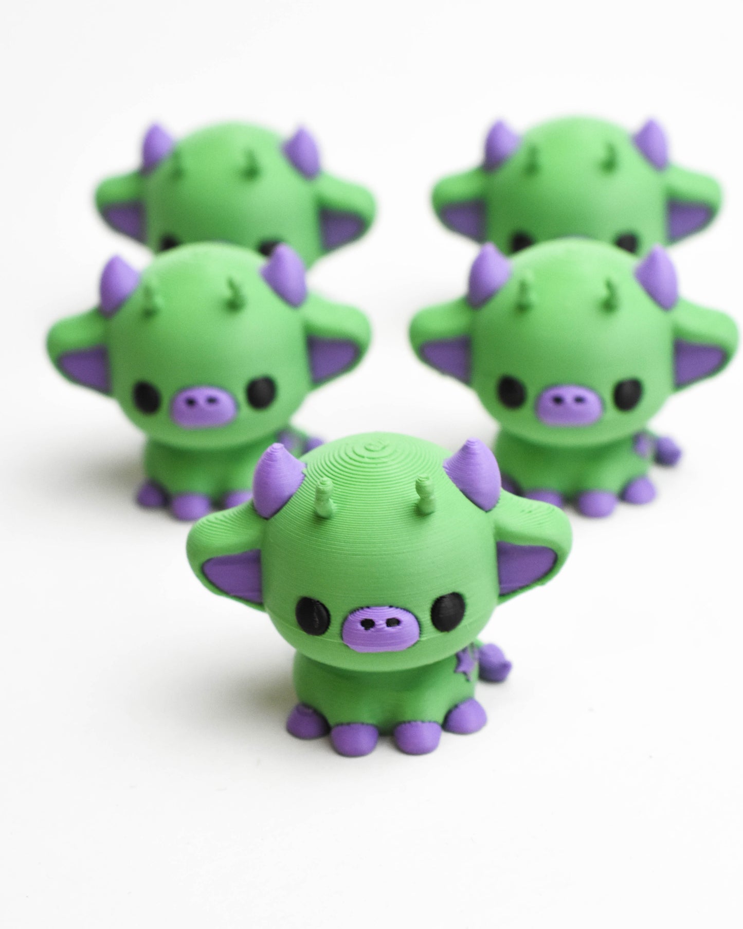 Cutie Alien Cow Keychain- Kawaii & Cute Bag Charm 👽✨🔑