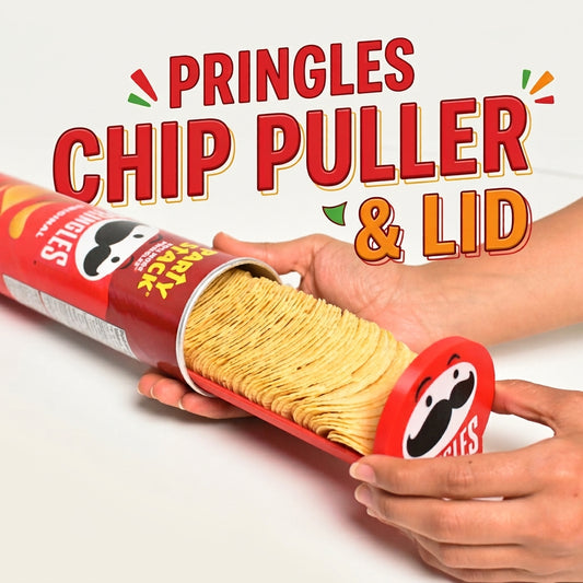 Pringles Chip Puller & Lid, Reusable Snack Holder Gadget