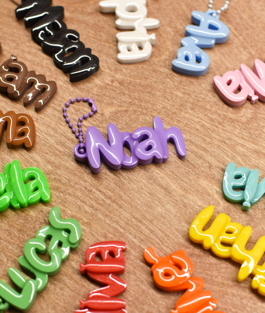 Personalised 3D Printed Name Keychain
