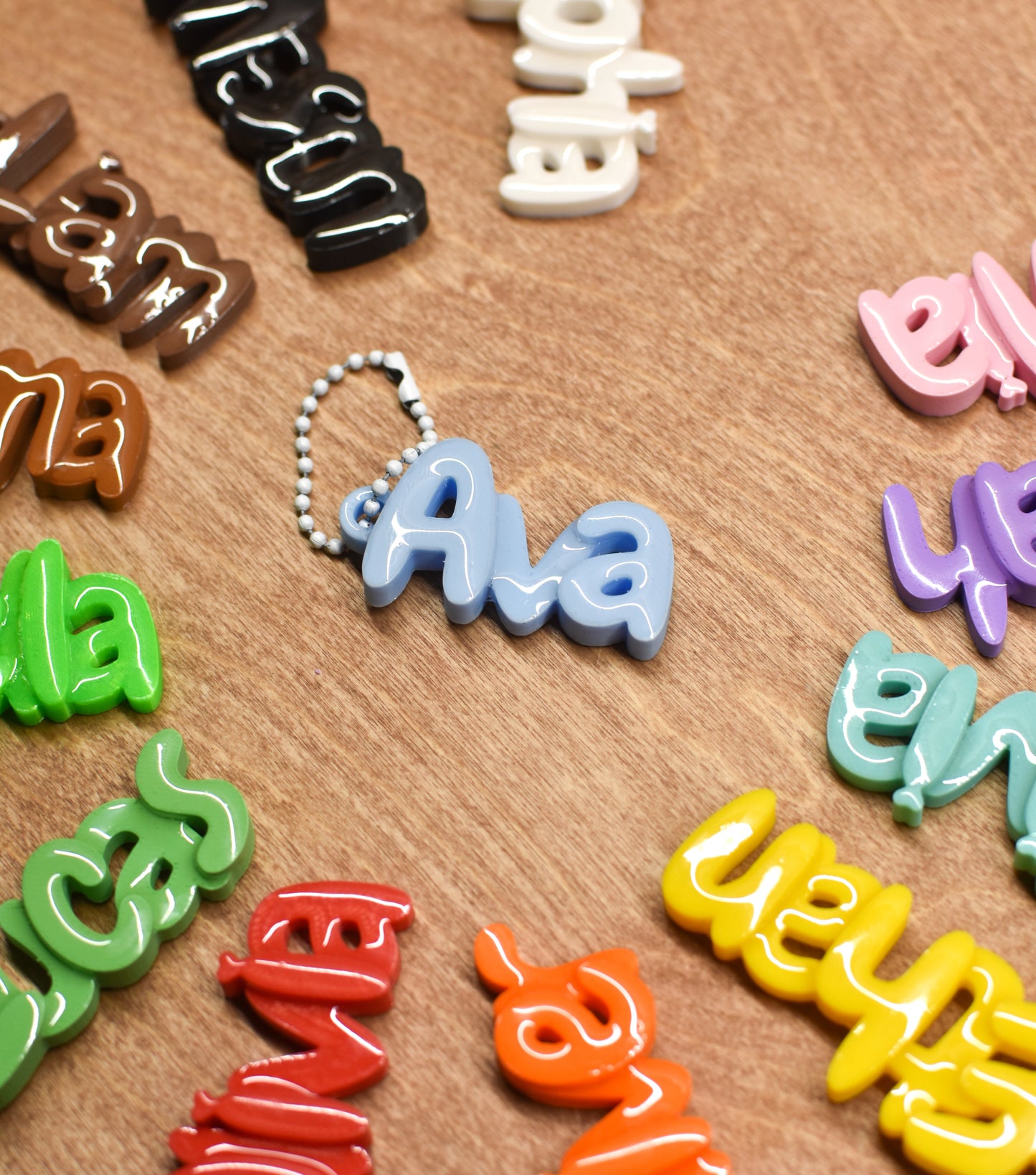 Personalised 3D Printed Name Keychain