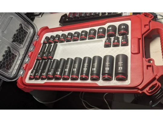 Milwaukee Packout Metric 3/8 Impact Socket Tray | Milwaukee Packout Impact 1/2 | 14 Piece Spyder Hole Saw | Milwaukee Packout System - 9Teen