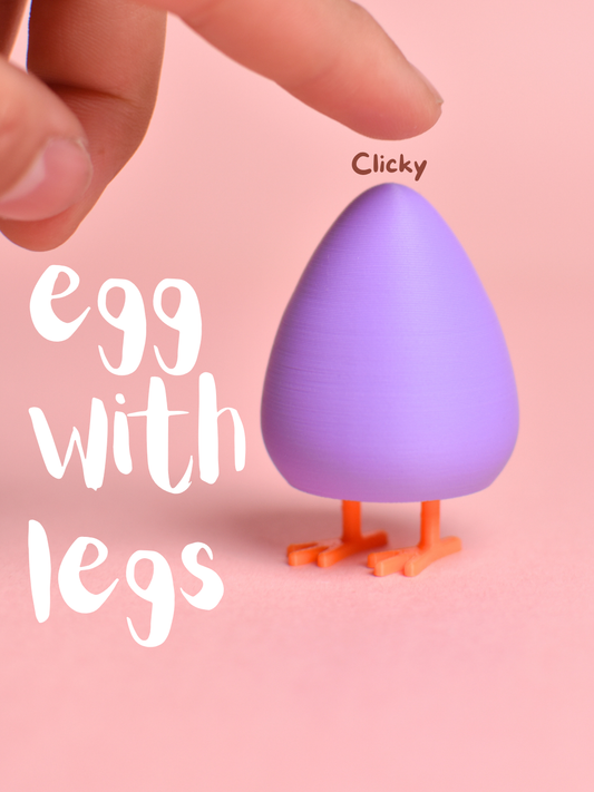 The Egg with Legs — Clicker Pack of 5